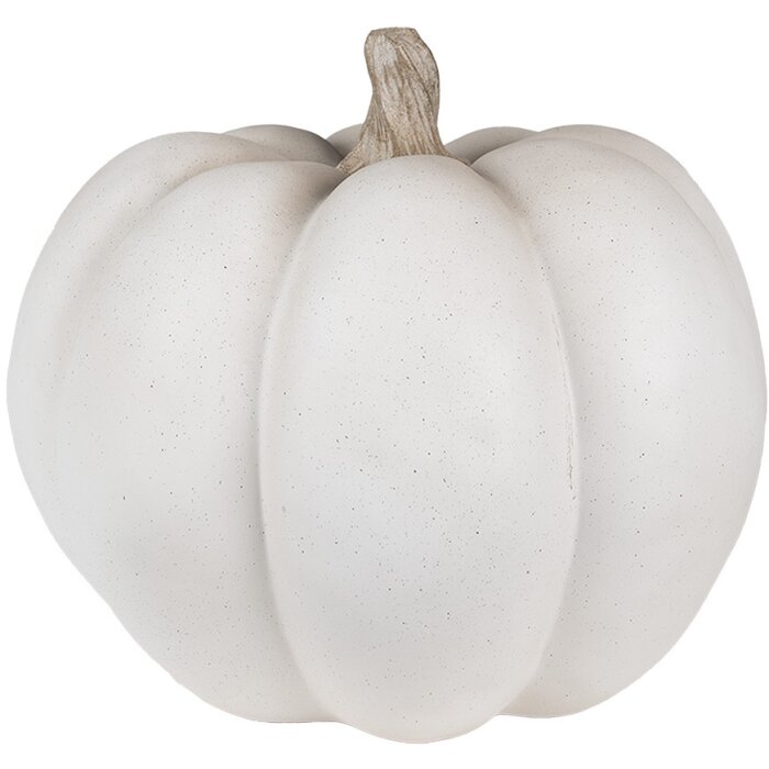 Clayre & Eef 6PR4368 Decoratieve Pompoen Grijs Ø 31x27 cm