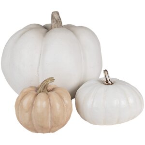 Clayre & Eef 6PR4368 Decoratieve Pompoen Grijs Ø 31x27 cm