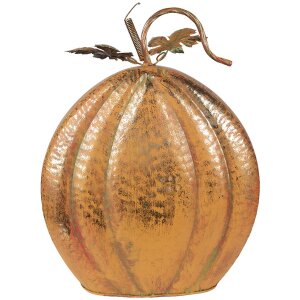 Clayre & Eef 6Y5622 Decoratie Pompoen Oranje IJzer 34x15x42 cm