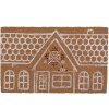 Clayre & Eef GBBMC-2 Deurmat Landelijke Stijl Bruin Wit 75x45x1 cm