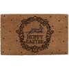 Clayre & Eef RFLMC Deurmat Hoppy Pasen 75x45x1 cm Bruin
