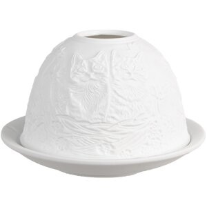 Clayre & Eef 6CE1808 Theelichthouder kat motief...