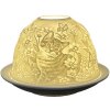 Clayre & Eef 6CE1808 Theelichthouder kat motief Ø 12x8 cm Wit