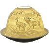 Clayre & Eef 6CE1812 Theelichthouder Ø 12x8 cm Wit Porseleinen Herten Design
