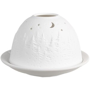 Clayre & Eef 6CE1817 Theelichthouder Ø 12x8 cm...