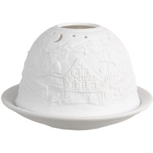 Clayre & Eef 6CE1823 Theelichthouder Winter Ø...