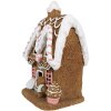Clayre & Eef 6MG0054 Decoratie peperkoekhuisje met LED 22x18x39 cm