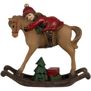 Clayre & Eef 6PR4181 Decoratie Kind op hobbelpaard...
