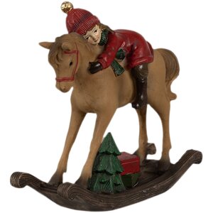 Clayre & Eef 6PR4181 Decoratie Kind op hobbelpaard...