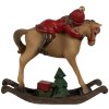 Clayre & Eef 6PR4181 Decoratie Kind op hobbelpaard 11x4x10cm