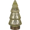 Clayre & Eef 6GL4569GR Kerstboom met LED Groen Ø 7x16 cm