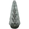 Clayre & Eef kerstboom LED Ø 11x24 cm glas zilver