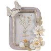 Clayre & Eef 2F1117 Fotolijst Paars Zilver 17x3x23 cm 10x15 cm