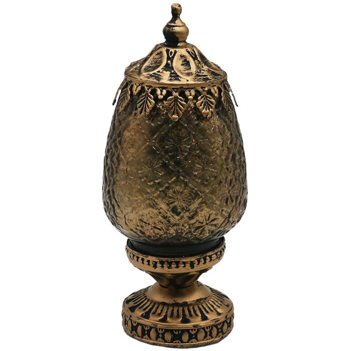 Clayre & Eef 6GL4591 Decoratie met LED Goud Ø 10x23 cm