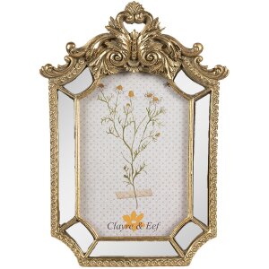 Clayre & Eef 2F1132 Fotolijst 15x3x22 cm Goud