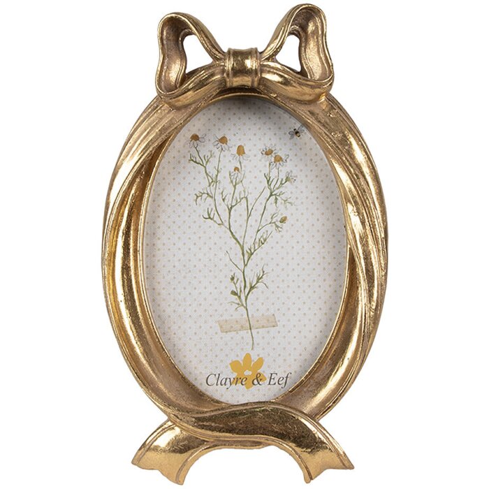 Clayre & Eef 2F1137 Fotolijst Goud 13x3x21 cm 10x15 cm