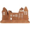 Clayre & Eef 6PR4357 Peperkoekhuisdecoratie 27x9x15 cm