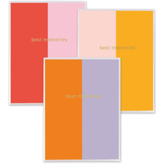 Goldbuch insteekalbum voor 32 fotos Kleur 10x15 cm 3 designs Goud preeg