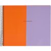 Goldbuch spiraalalbum Coloration oranje lila 34x30 cm 40 paginas fotokarton