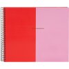 Goldbuch Spiraalalbum Kleur Rood-Roze 34x30 cm 40 witte paginas