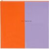 Goldbuch fotoalbum Coloration oranje/lila 30x31 cm 60 paginas kunstpapier