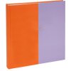 Goldbuch fotoalbum Coloration oranje/lila 30x31 cm 60 paginas kunstpapier