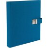 Goldbuch documentenmap Bella Vista Petrol 27x34 cm linnen metalen sluiting