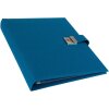 Goldbuch documentenmap Bella Vista Petrol 27x34 cm linnen metalen sluiting