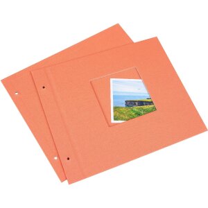 Goldbuch albumhoes Bella Vista zalm 30x25 cm linnen schroefpaal album