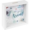 Goldbuch wensvervuller Lets go travel 18x18 cm MDF spaarpot fotolijst