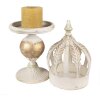 Clayre & Eef 5Y1212 Decoratie Ornament Beige Goud Ø 22x53 cm