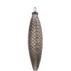 Clayre & Eef 6GL4537L Kerstbal Ø 7x24 cm zilver