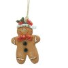 Clayre & Eef 6PR4339 Decoratiehanger Peperkoekman 6x1x8 cm