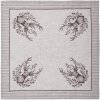 Clayre & Eef GTW43 Servettenset 6-delig 40x40 cm Beige Bruin