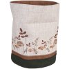 Clayre & Eef LFJ50 Broodmand Ø 15x16 cm Paddestoelpatroon Bruin Beige
