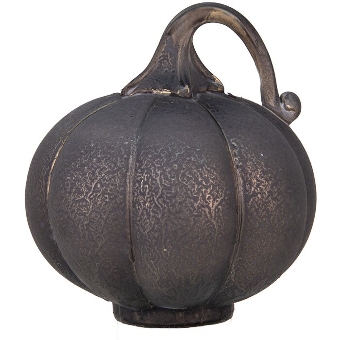 Clayre & Eef 6GL4542 Decoratie Pompoen Grijs Ø 15x16 cm