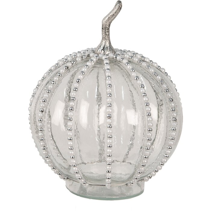 Clayre & Eef 6GL4544L Decoratie pompoenglas Ø 20x27 cm