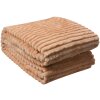 Clayre & Eef KT060.158BE Plaid Beige 180x200 cm