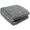 Clayre & Eef KT060.158LG Ruit Grijs 180x200 cm