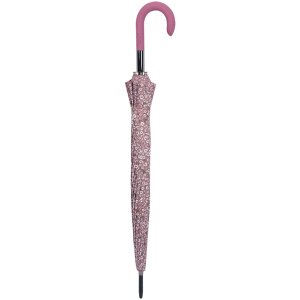 Juleeze JZUM0075P Paraplu 60 cm roze bloemenpatroon