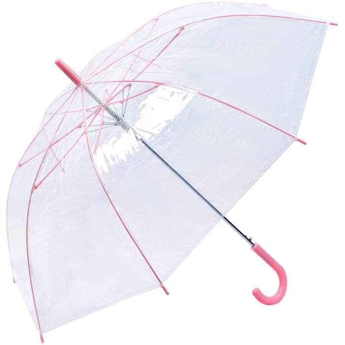 Juleeze JZUM0080P Paraplu transparant roze 58 cm
