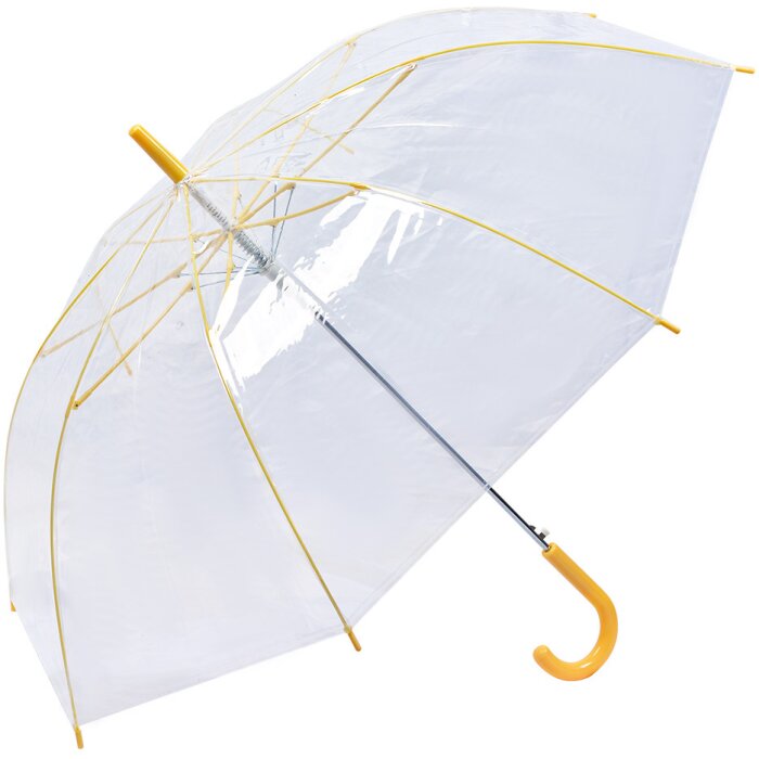 Juleeze JZUM0080Y Paraplu transparant geel 58 cm