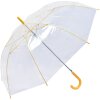 Juleeze JZUM0080Y Paraplu transparant geel 58 cm