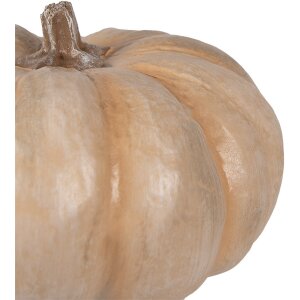 Clayre & Eef 6PR4371 Decoratie Pompoen Beige Ø 22x13 cm