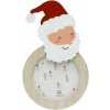 Deknudt S66FK1 kerstdecoratie houten kerstman natuur