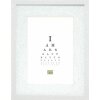 Deknudt S66KF1 Wit houten fotolijst met passe-partout 30x30 cm 40x40 cm