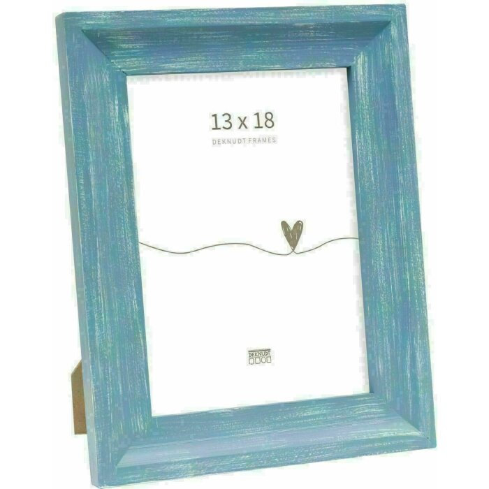 Deknudt S67UF6 Handbeschilderd Fotolijstje Blauw 13,0 x 18,0 cm