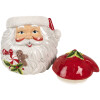 Clayre & Eef 6CE1856 Voorraadpot met deksel 20x17x22 cm Kerstman