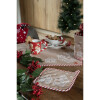Clayre & Eef 6CEMU0158 Mok Peperkoek Rood-Wit 325ml 14x9x10cm