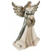 Clayre & Eef 6PR3958GG Engelen decoratief figuur 15x10x24 cm